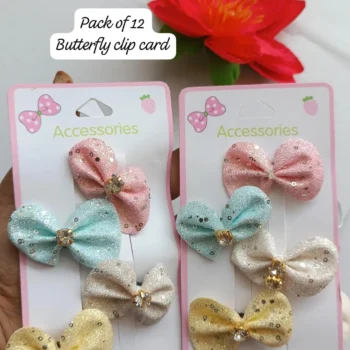 Butterfly clip card 124