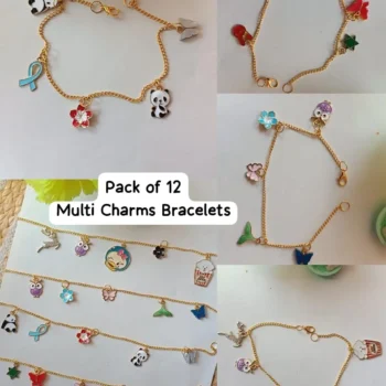 Multi charm bracelet 376