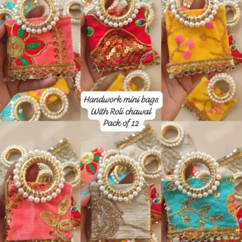 Mini Handwork bag roli chawal 24