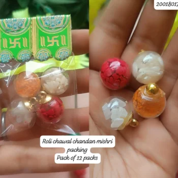 Roli Chawal Chandan Mishri packing 42