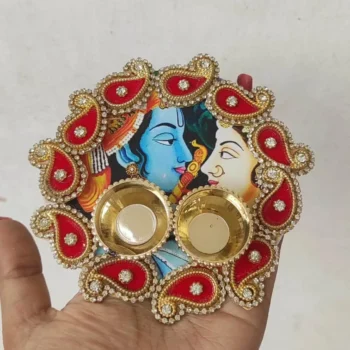 Carry Radha Krishna platter 51