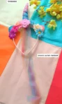 Unicorn curtain hairband 442