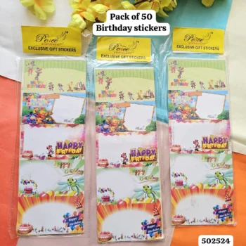 Birthday stickers 458