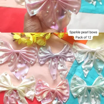 Sparkle pearl bow 488