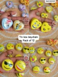 Tin box keychains 506