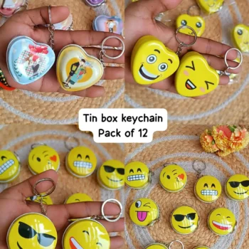 Tin box keychains 506