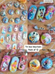 Tin box keychains 505