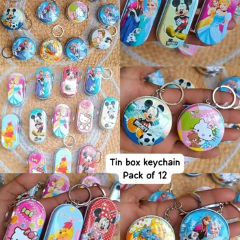 Tin box keychains 505