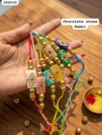 Choclate stone rakhi 9