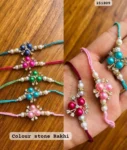 Colour stone rakhi 4