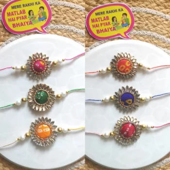 Rajasthani booti rakhi 21