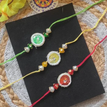 Sippi kundan rakhi 12