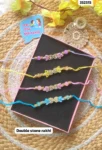Double stone rakhi 18