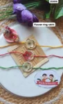 Flower ring rakhi 19