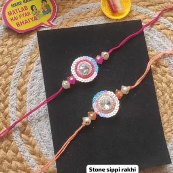Stone sippi rakhi 18