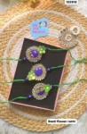 Booti flower rakhi 16