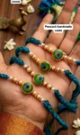 Peacock handmade rakhi 27
