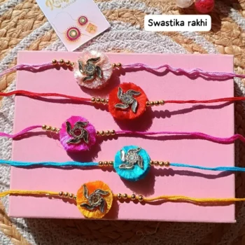 Swastik rakhi 51