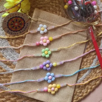 Cutesy flower rakhi 61