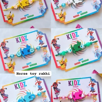 Horse toy rakhi 126