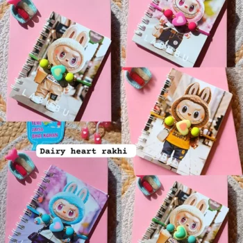Dairy heart rakhi 114