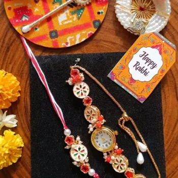 Exclusive meena watch pair rakhi 90