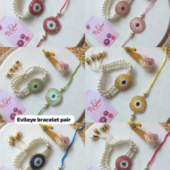 Evil eye bracelet pair 97