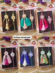Evil eye tassel pair 97
