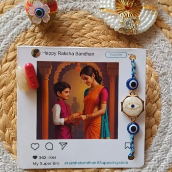 Evil eye roli chawal card 65