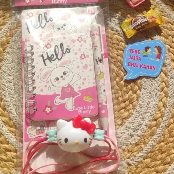 Kitty stationary rakhi combo 87