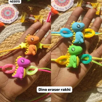 Dino eraser rakhi 76