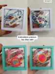 Embroidery premium box rakhi 72
