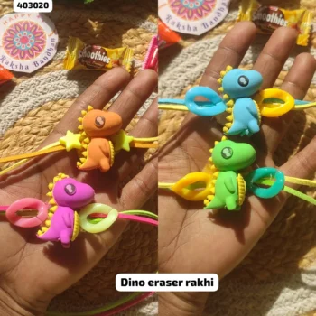 Dino eraser rakhi 136
