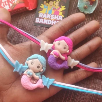Mermaid eraser rakhi 150