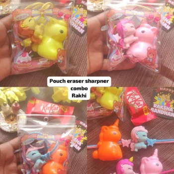 Pouch eraser sharpener combo rakho 167