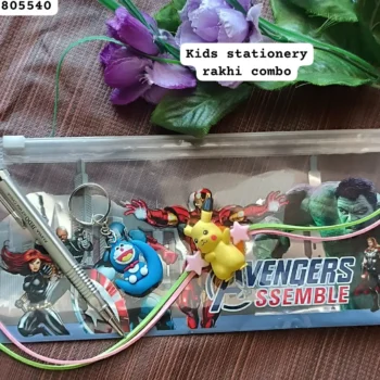 Kids stationary rakhi combo 187