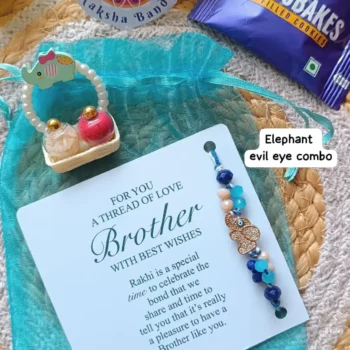 Elephant evil eye combo 195