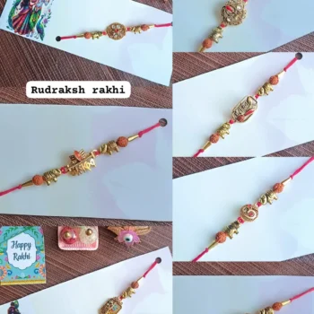 Rudraksh rakhi pair 246