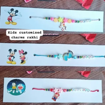 Kids customize charm rakhi 258
