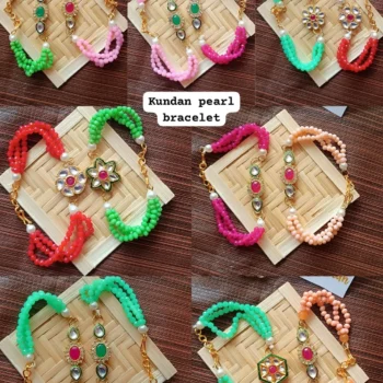 Kundan pearl bracelet 274