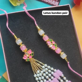 Lotus kundan pair 270