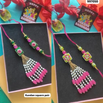 Kundan square pair 277