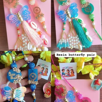 Resin butterfly pair 281