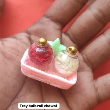 Tray bulb roli chawal 349