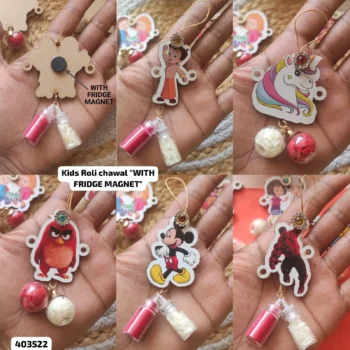 Kids roli chawal with fridge magnet 346
