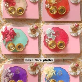 Resin floural plater 356