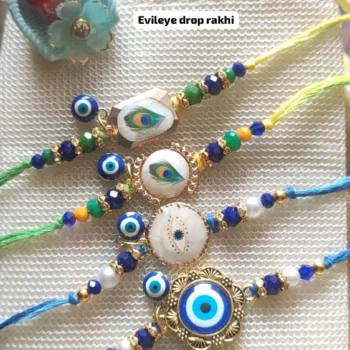 Evil eye drop rakhi 312