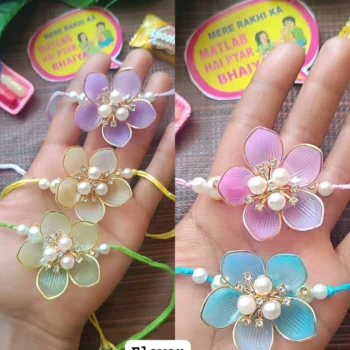 Flower rakhi