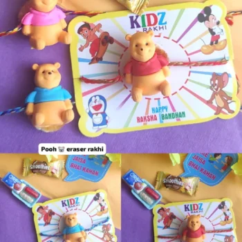 Pooh eraser rakhi 293