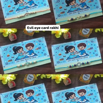 Evil eye card rakhi 326